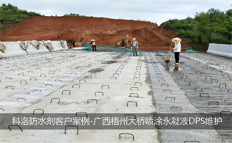 科洛防水劑客戶案例-廣西梧州大橋噴涂永凝液DPS維護