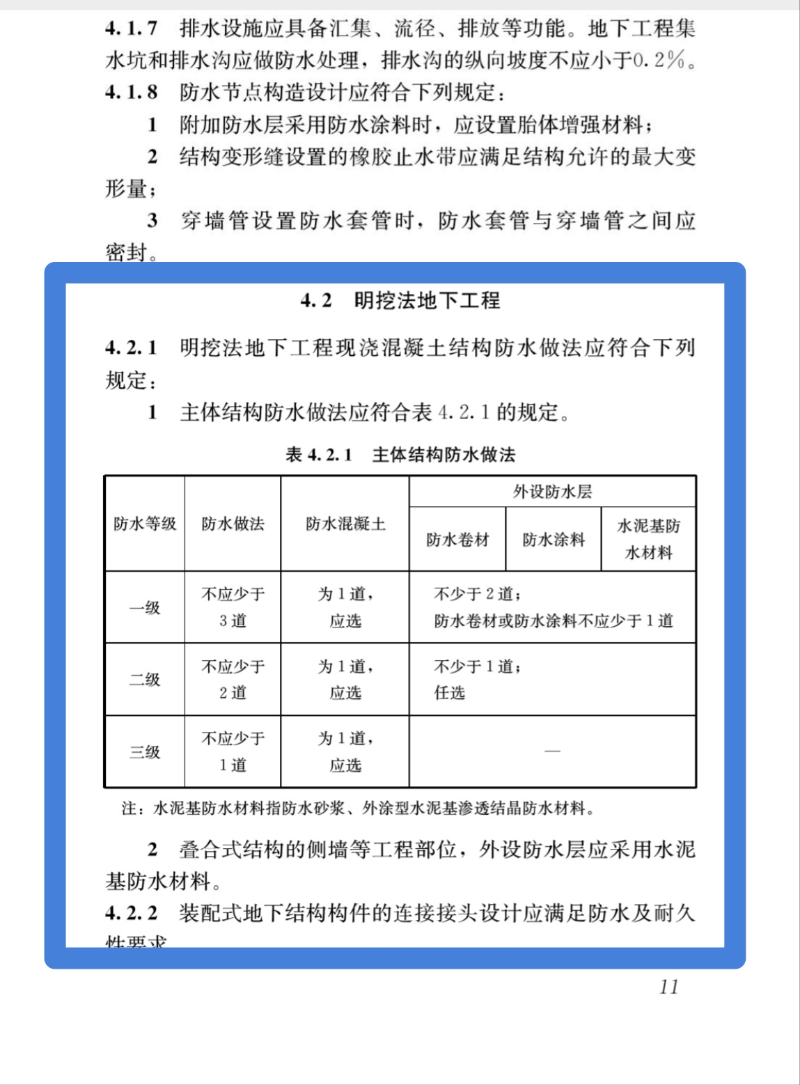 建筑與市政工程防水通用規(guī)范GB55030-2022B