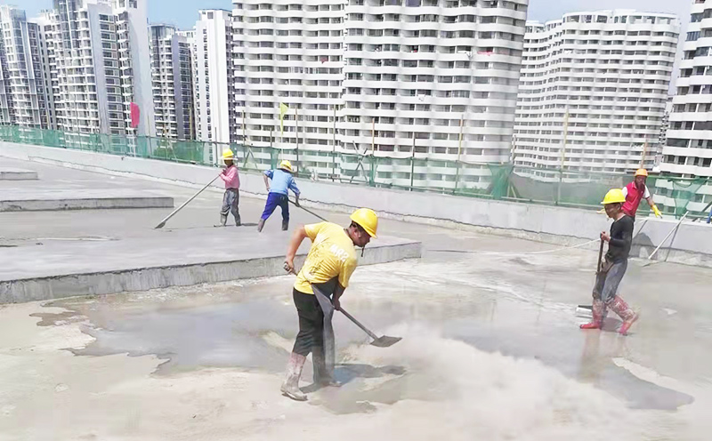 海南大隆E智谷應(yīng)用科洛混凝土自防水